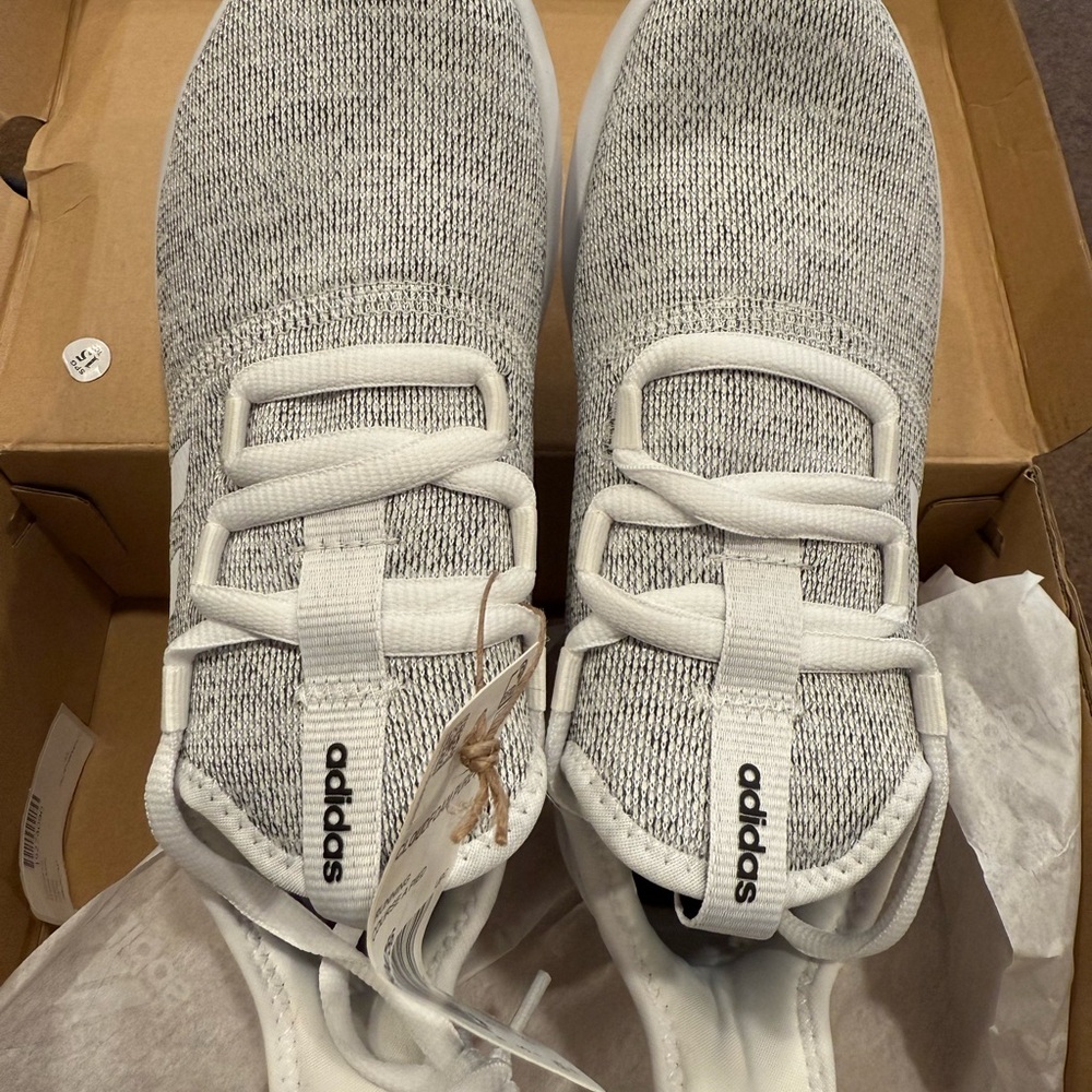 Adidas Cloudfoam Pure 2.0 in Gray and White